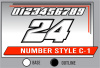 PRINTED NUMBER SET C-1